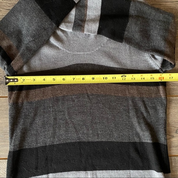 LOFT Turtleneck Striped Sweater Dress - Picture 14 of 16